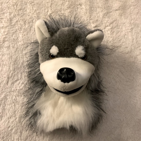 Aurora brand puppet husky dog plush. - Picture 1 of 4